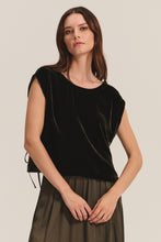 Load image into Gallery viewer, Hadley Velvet &amp; Satin Mix Media Top