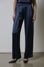 Load image into Gallery viewer, Livi Satin Pant in Baltic