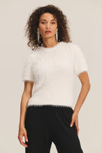 Load image into Gallery viewer, Feather Yarn Tee - Milky White