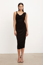 Load image into Gallery viewer, Fifi Matte Jersey Asymmetrical Dress