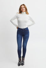 Load image into Gallery viewer, Long Sleeve Off White Turtle Neck