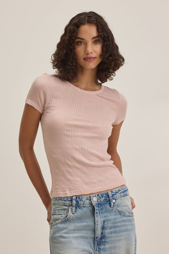 Enati Pointelle Tee (Two-Colours)