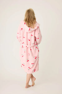 Robe Plush Cherries