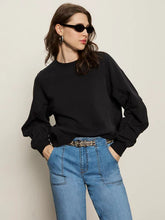 Load image into Gallery viewer, Shirred Sleeve Sweatshirt