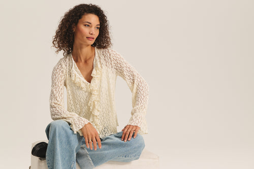 Natalie Stretch Lace Top