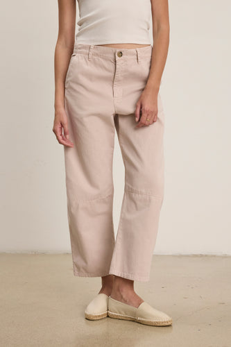 Soft Pink Twill Pant