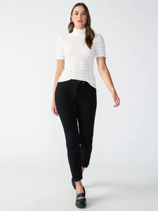 With Love Textured Mock Neck Top (Two Colours)