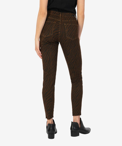 Mia High Rise Slim Fit - Chocolate Brown