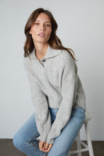 Load image into Gallery viewer, Grey Collar Knit