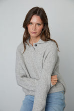 Load image into Gallery viewer, Grey Collar Knit