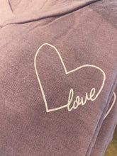 Load image into Gallery viewer, Lilac Heart V-neck Sweater
