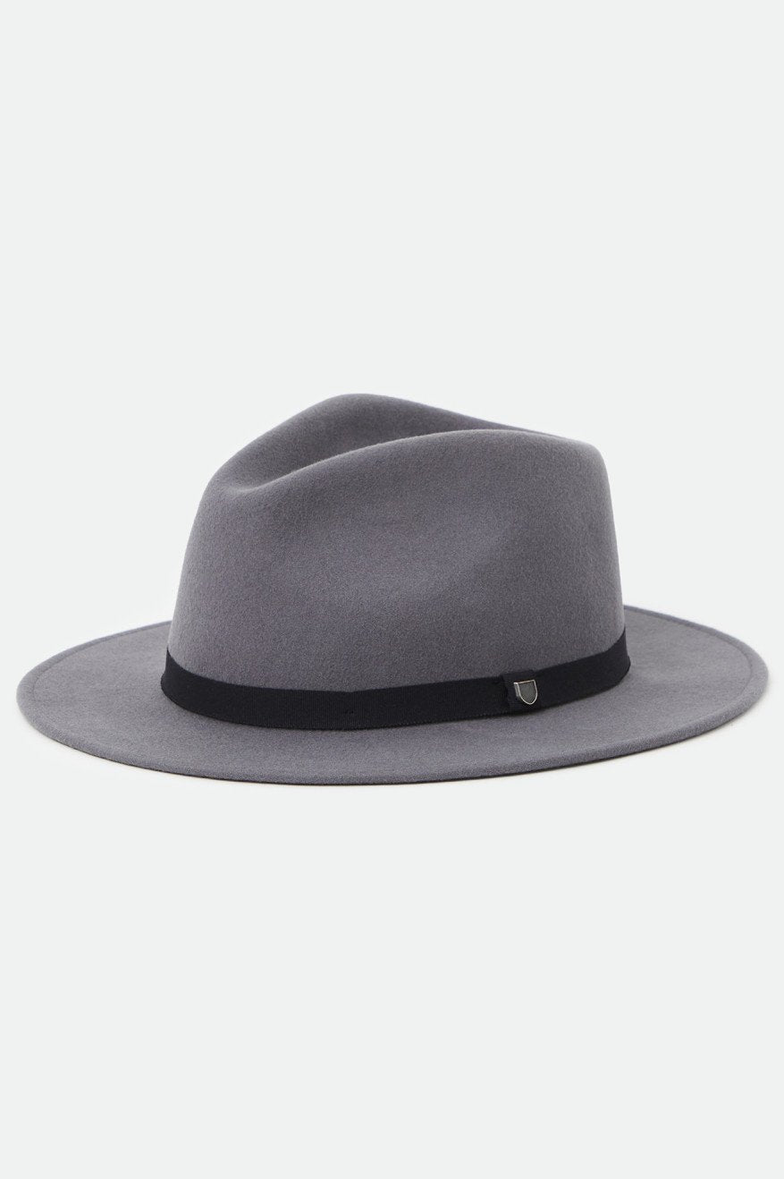 Messer Packable Fedora - Charcoal