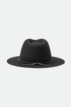Load image into Gallery viewer, Wesley Fedora - Washed Black