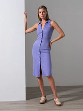 Load image into Gallery viewer, Sleeveless Ribbed Midi Dress (2 Colours)