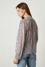Load image into Gallery viewer, Printed Moasic Stripped Blouse