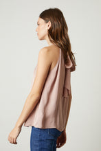 Load image into Gallery viewer, Rose Gold Satin Viscose Halter Top